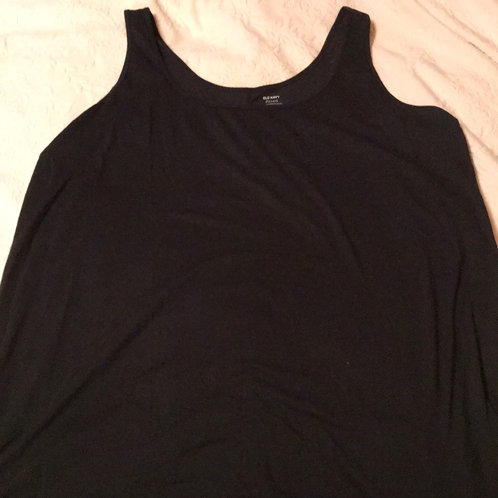 Black tank top